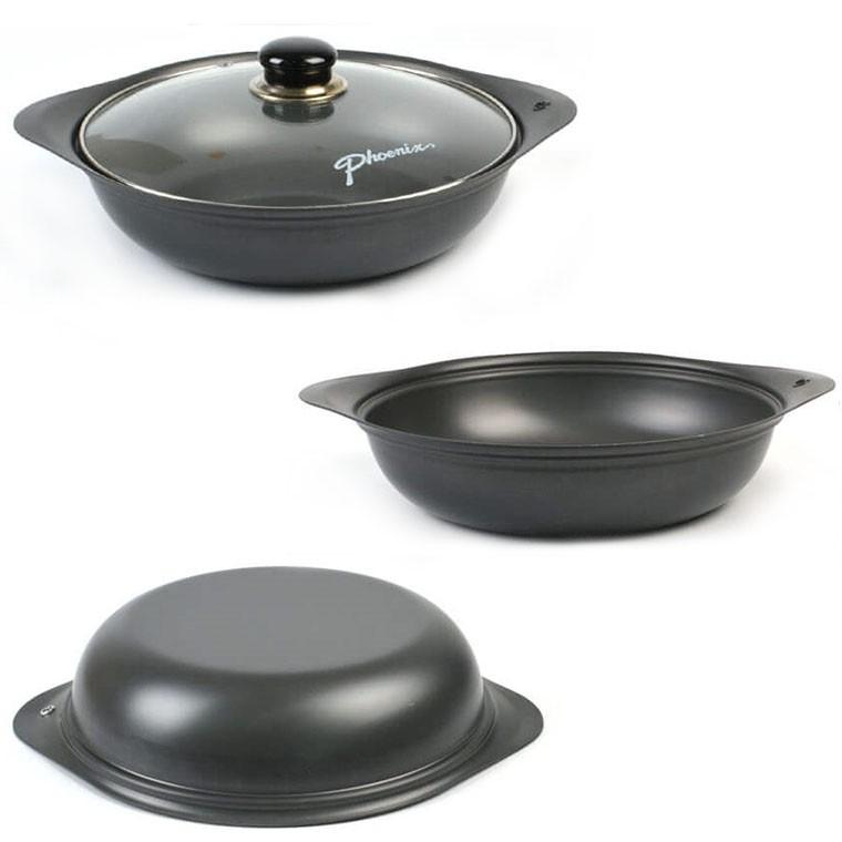 높은 경질 전골냄비 찌개냄비 볶음냄비 1p 뚜껑포함