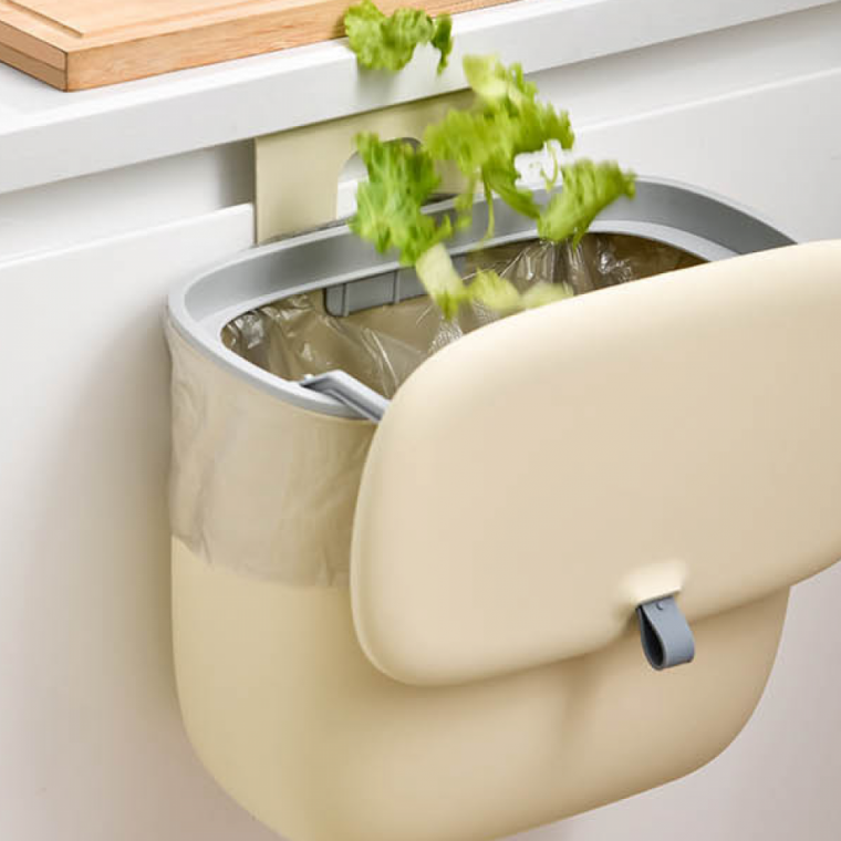 탈부착 가능한 편리한 휴대용 주방 음식물 쓰레기통