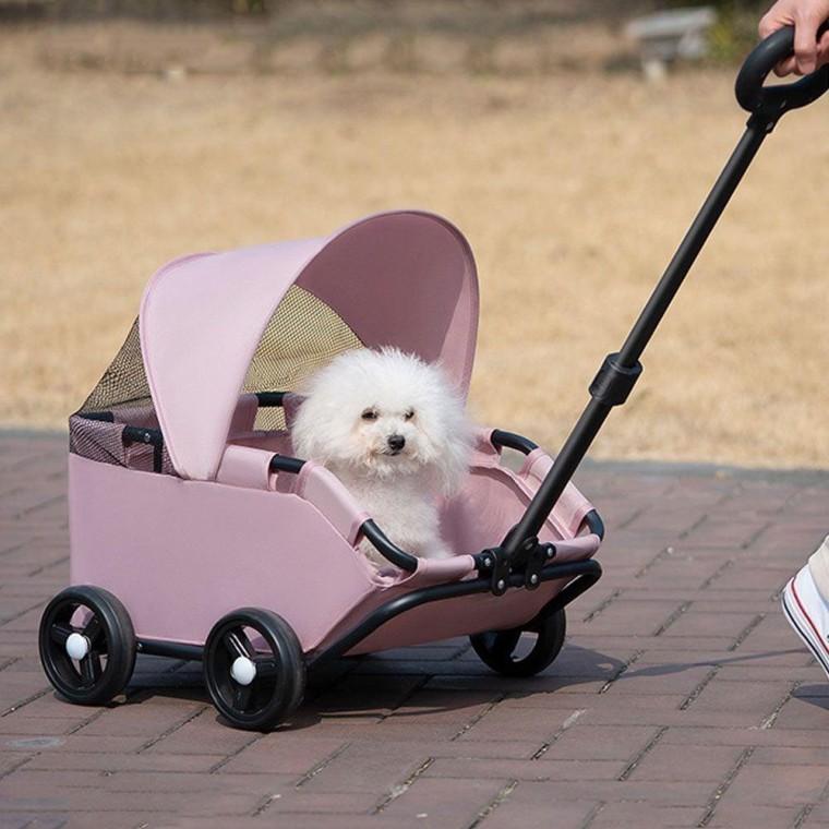 휴대용 강아지 유모차 접이식 애견 개모차 펫 카트