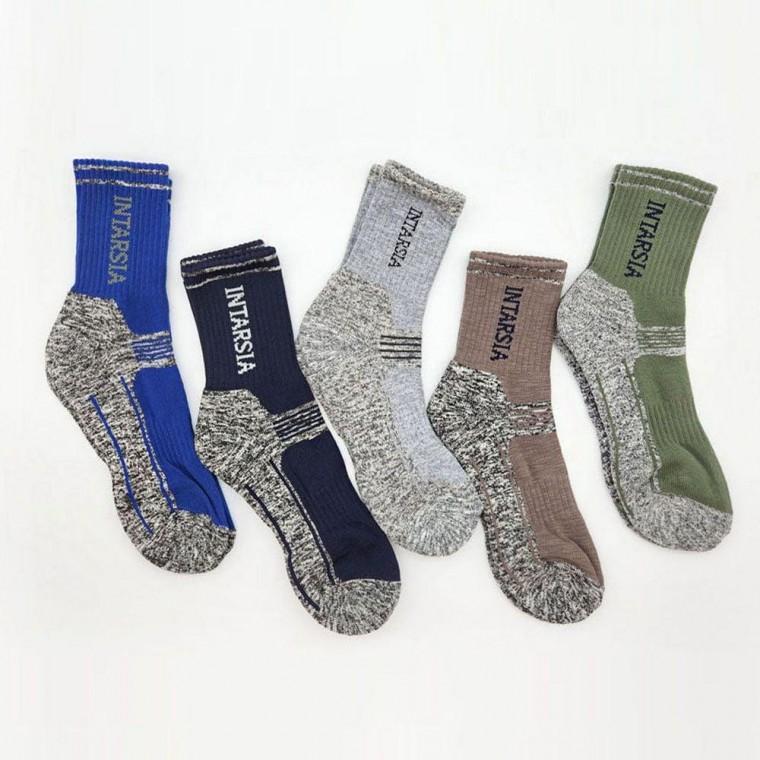 도톰한 발바닥 남성 작업용 등산 스포츠 양말 3켤레 발가락 남자 발냄새 토삭스 남자토