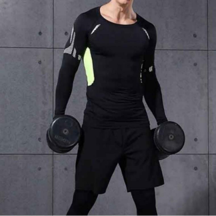 티셔츠 스포츠 남성 세트 타이즈 레깅스 트레이닝복