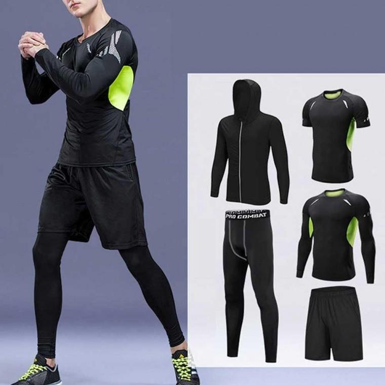 아우터 티셔츠 반바지 레깅스 헬스 상하 세트 남성