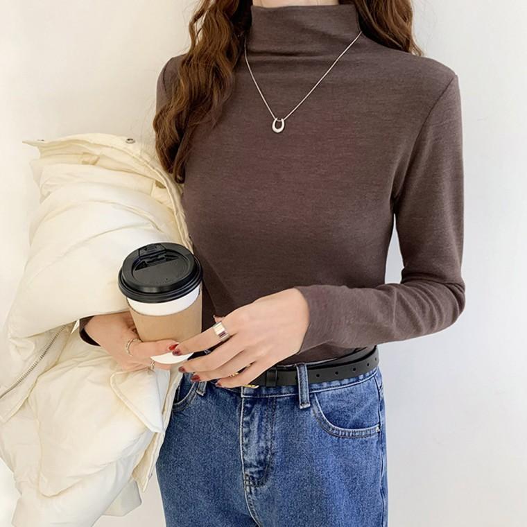 HL] 티셔츠 가을 소프트터치 베이직 반폴라 5컬러