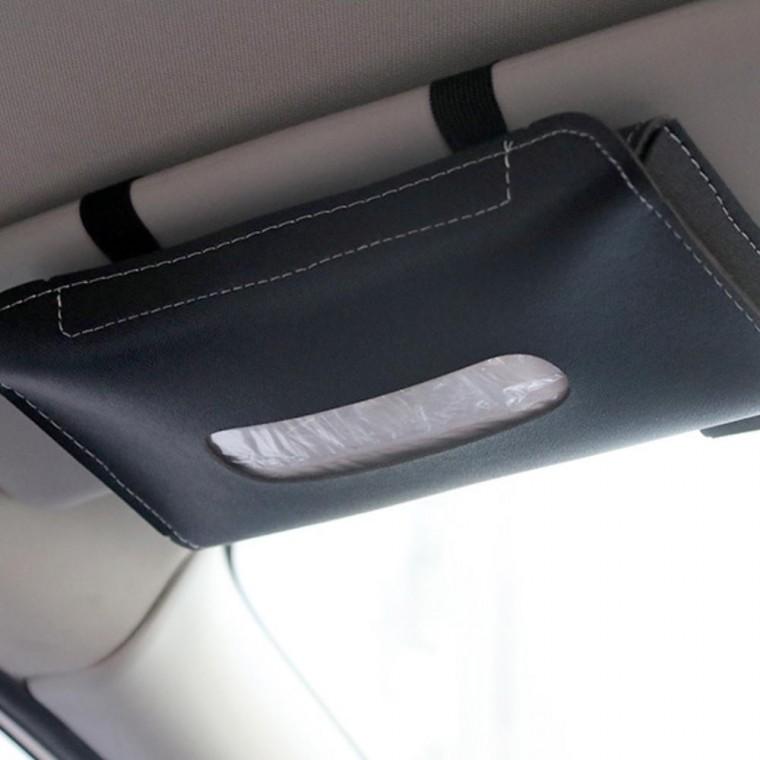 차량 전용 고급감 디자인 티슈 수납 정리용 케이스