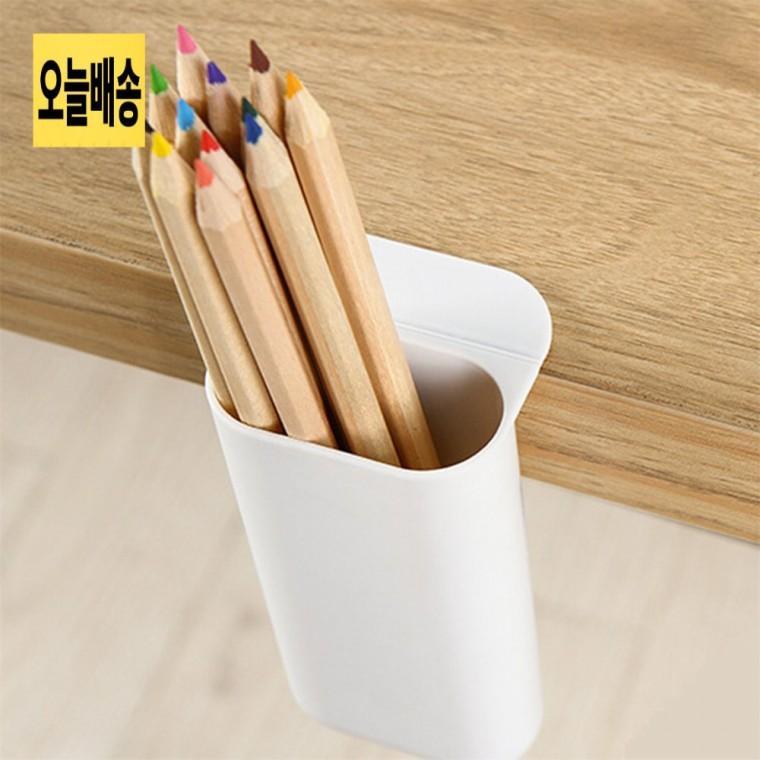 모니터 부착형 소형 수납통 사무소품정리 모니터정리함 미니수납통