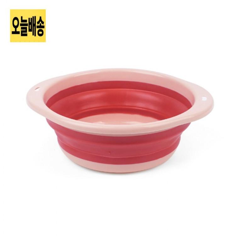 중형 접이식 바스켓 빨래바구니 다용도수납바스켓 수납함