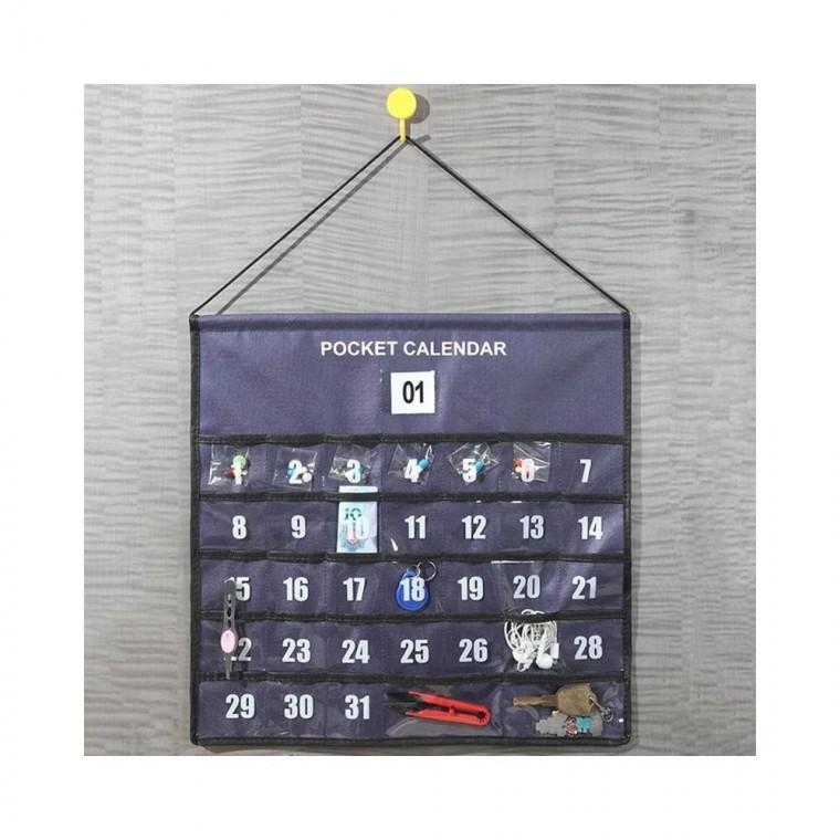 루미나D 생활비 약달력 벽걸이 포켓 수납함 30칸