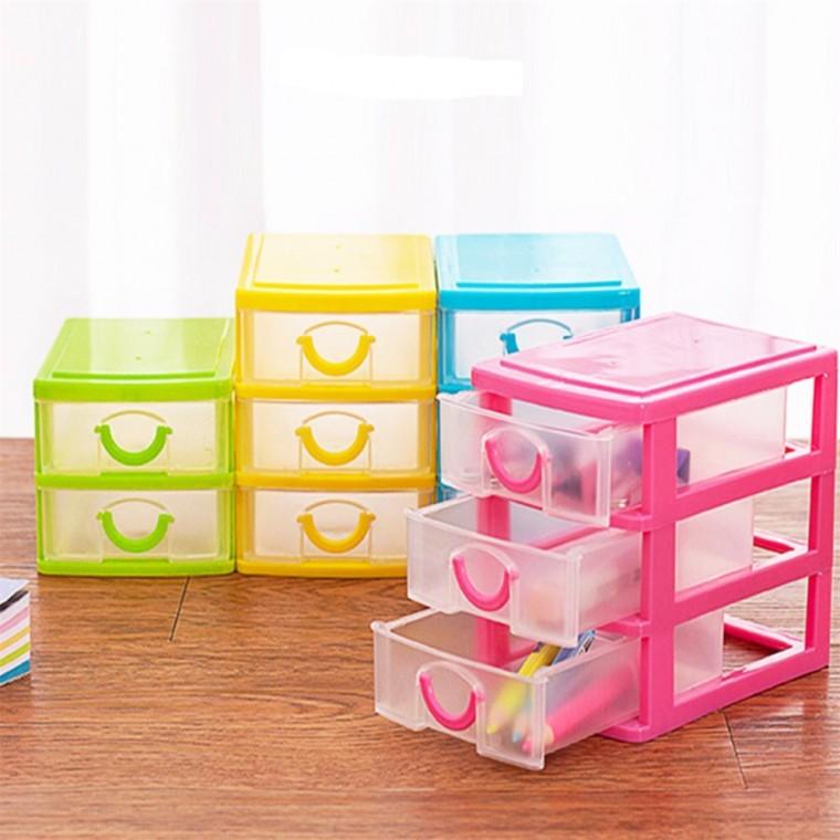 다용도 미니 3단 서랍장 미니수납함 틈새서랍장 3단미니수납함