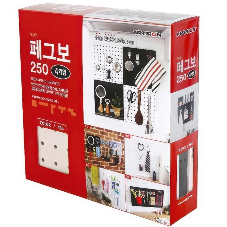 인테리어 페그보드 소품 수납 걸이 혼합4개입 511SET 매장 선반 정리