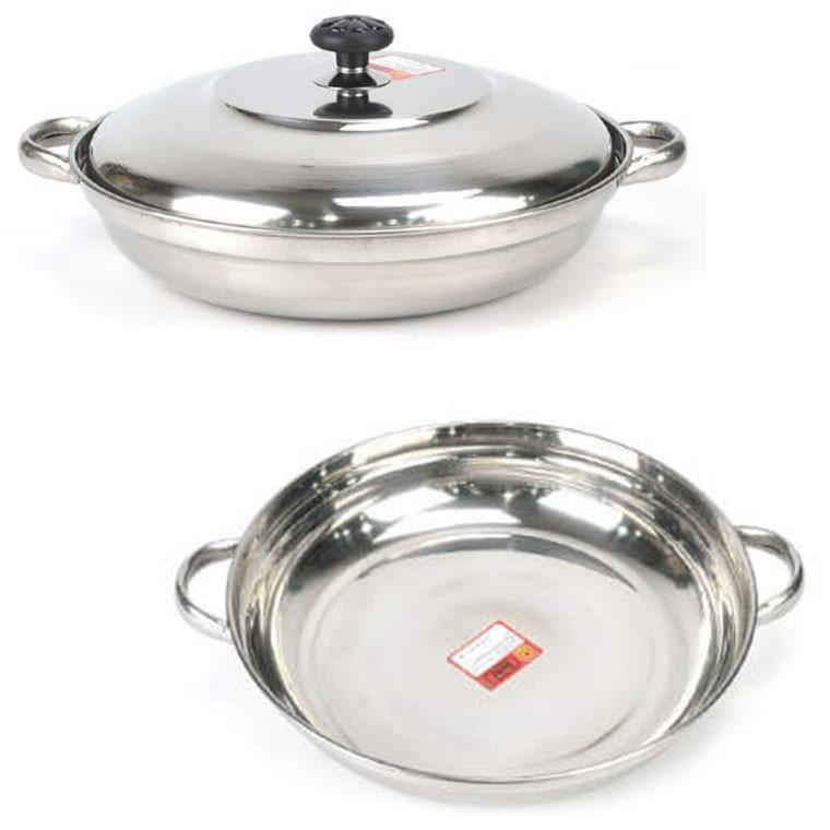 스텐 전골냄비 찌개냄비 매운탕냄비 1p 뚜껑포함