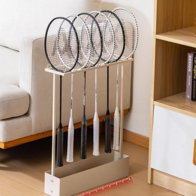 걸이 수납함 보관 진열대 모던 거치대 테니스 라켓 배드민턴