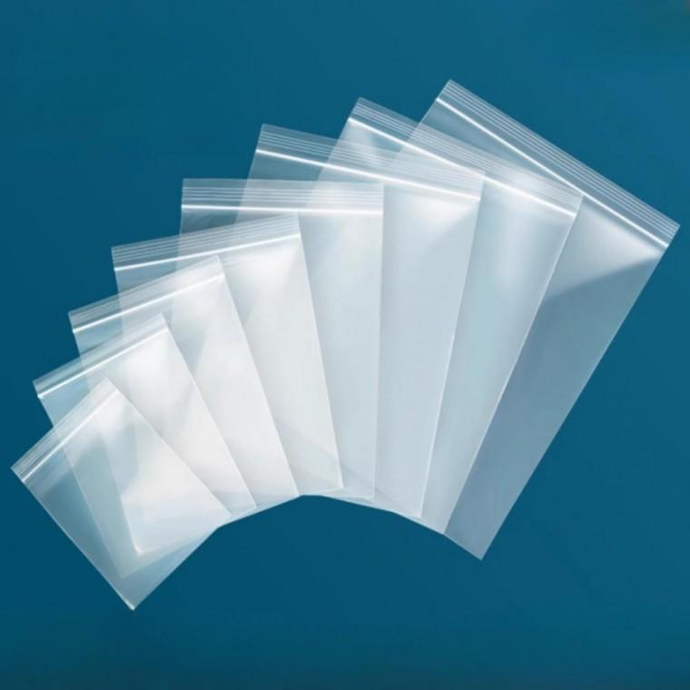 100매 수납백 보관백 투명 의류 20X28 지퍼백 PE 파우치