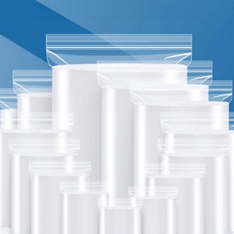 수납백 투명 25X35 100매 파우치 지퍼백 PE 정리용 다용도