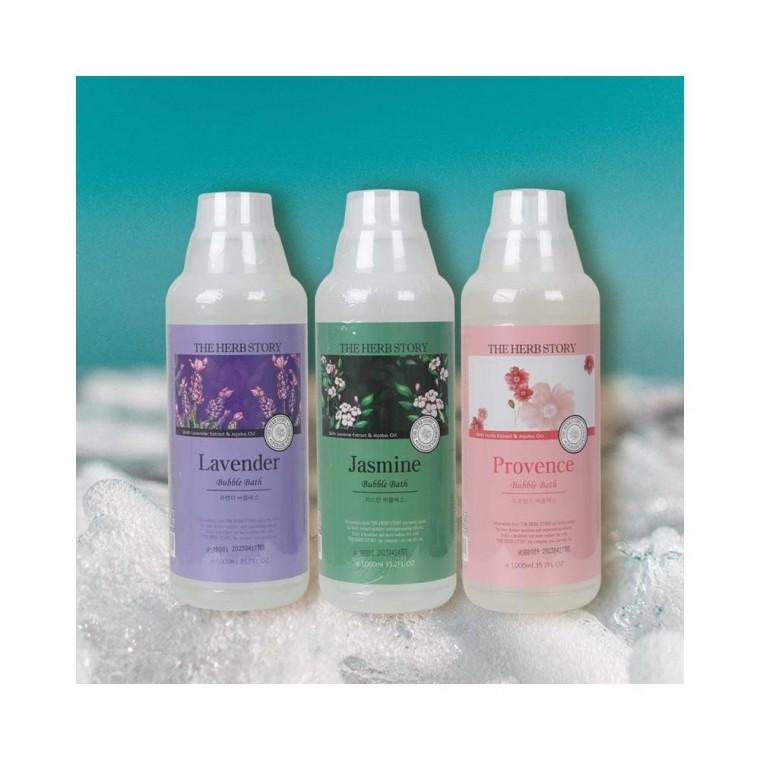루미나D 더허브 거품 입욕제 버블바스 대용량 1000ml 가정용