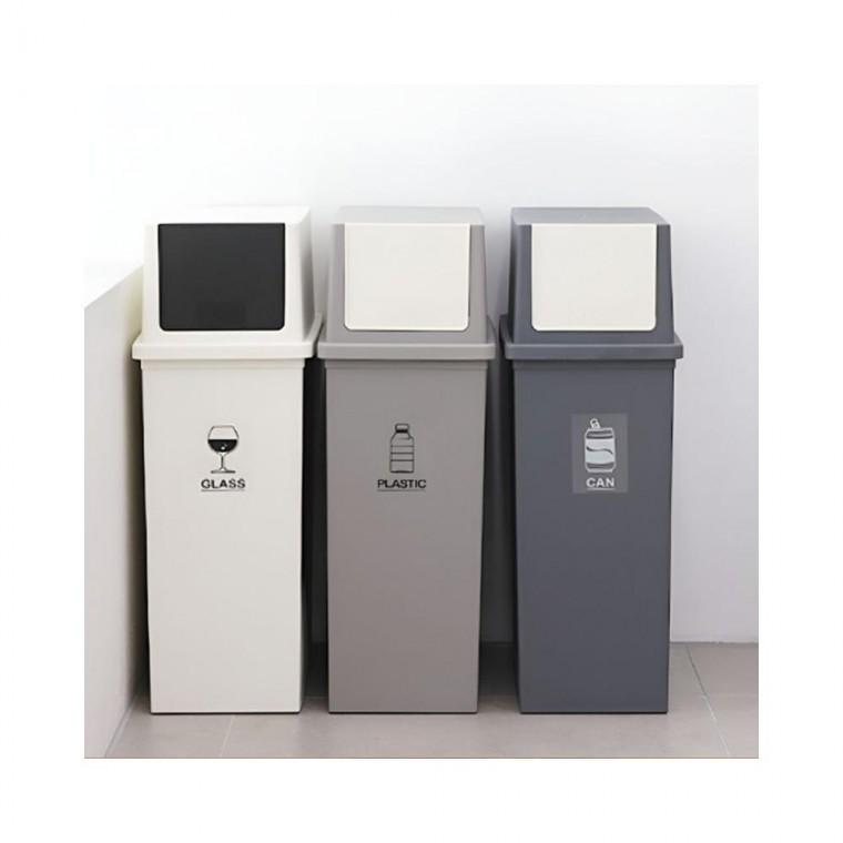 루미나D 휴지통 쓰레기통 분리수거함 푸쉬도어 50l 대용량