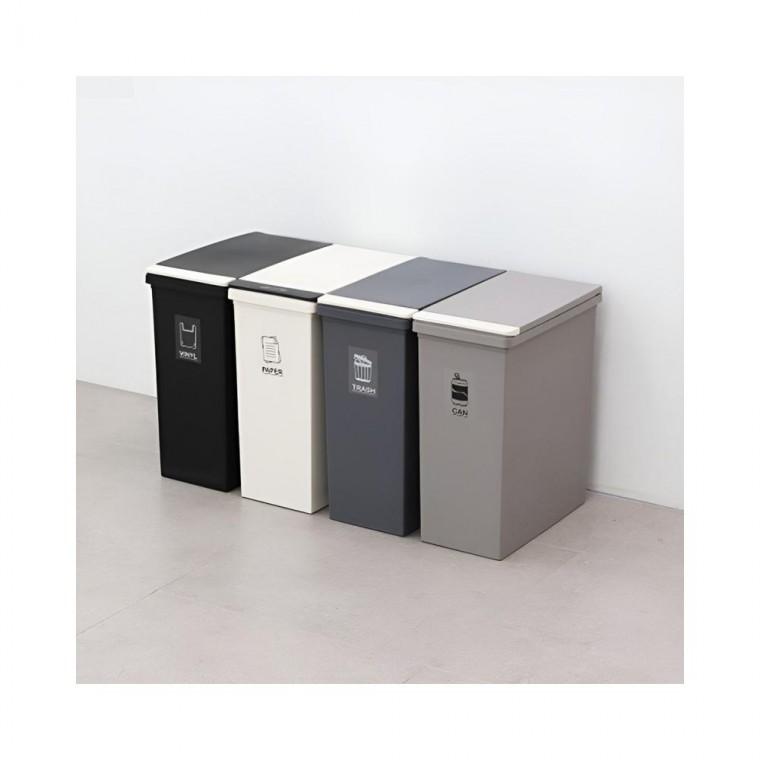 루미나D 휴지통 쓰레기통 분리수거함 팝업도어 45l 대용량