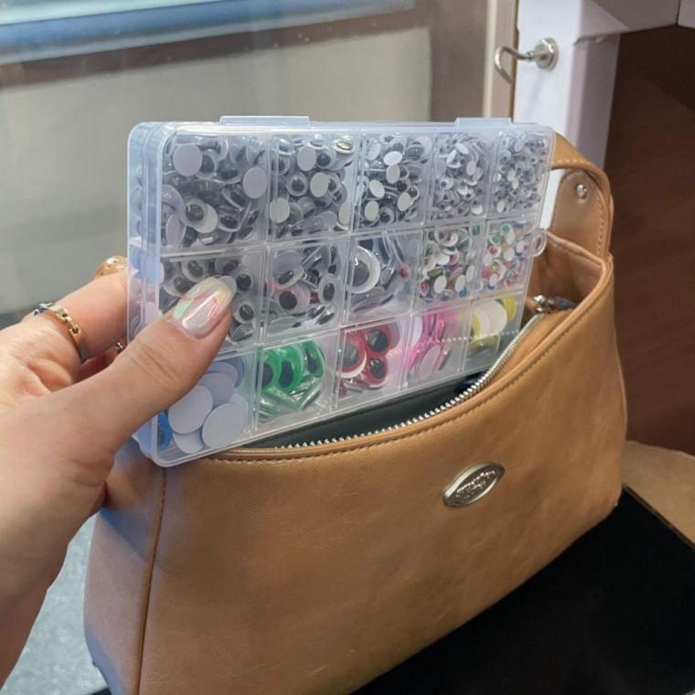 대용량 입체 인형눈 눈알 스티커 세트 눈모양 눈깔