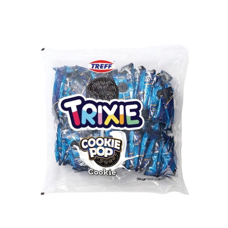 트레프 트릭시 쿠키팝 2kg 대용량 캔디 막대사탕