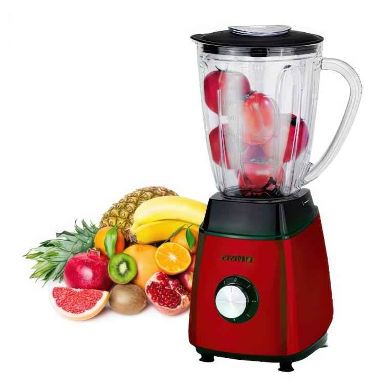 리빙센스 레드 1.6L 대용량 가정용 야채 과일 믹서기 김치 블랜더 블렌더