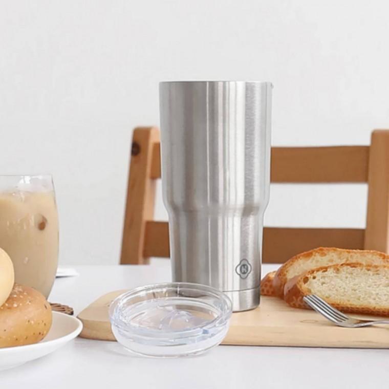 스포츠물병 캠핑 이중단열 600ml 대용량 텀블러 스텐실버 초등 사무실 중등 캠핑 드라이버