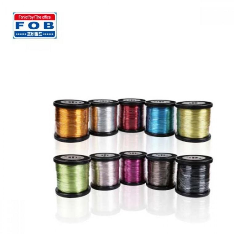 칼라 와이어 공예철사 대용량 두께 1.0mm x 240M 철사공예 색철사공예 칼라철사 와이어공예 비즈