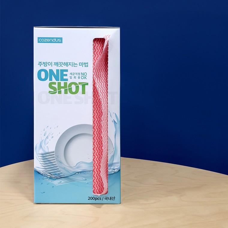 빨아쓰는 부직포 행주 대용량 200매 롤 MIR-1006384