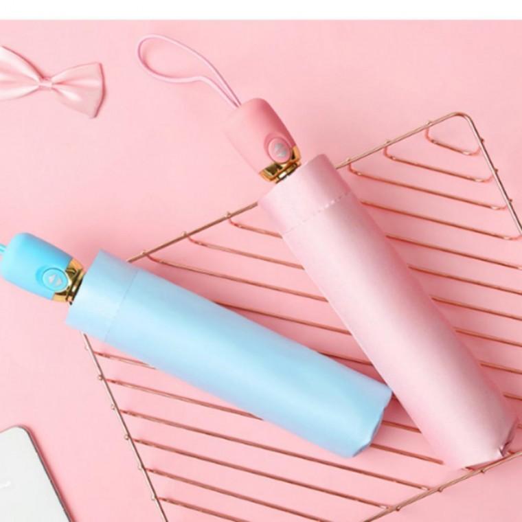 마카롱 자외선 양우산 자동 차단 3단