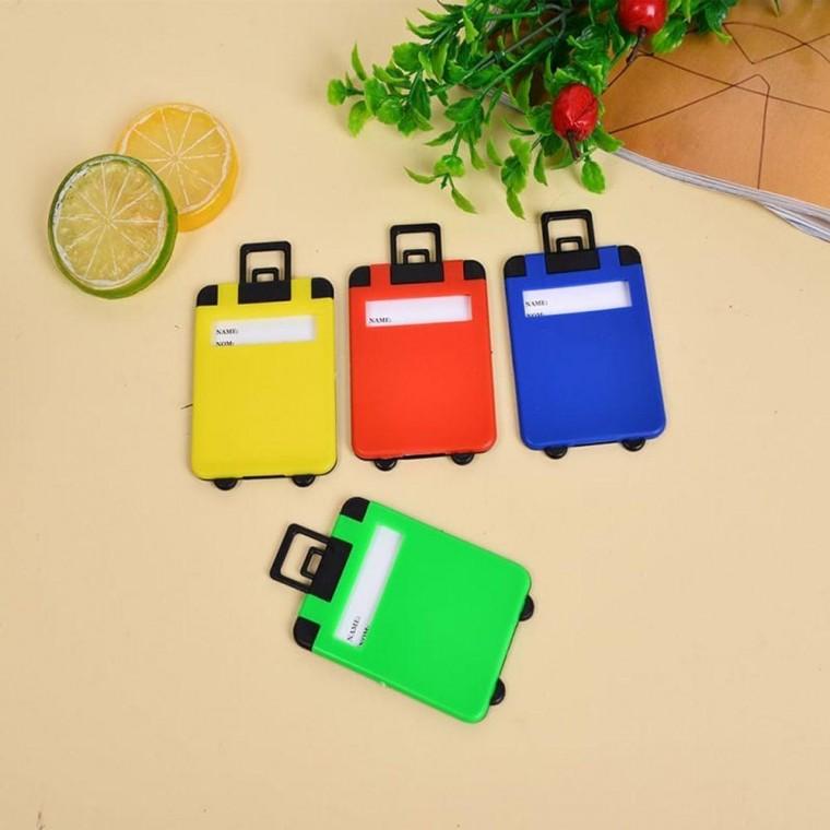 여행 가방 네임택 4p 캐리어 이름표 분실 방지 러기 지택 태그 캐리어네 여행용 스티커