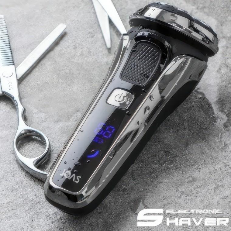 조아스 LED 충전식 남자 전기 면도기 5660 남친 선물 학생용 여행용 수염