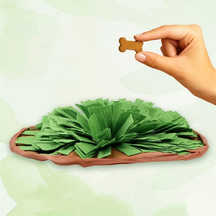 지함 강아지 노즈워크 잔디 간식 매트 간식매트 후각훈련매트 간식퍼즐매트