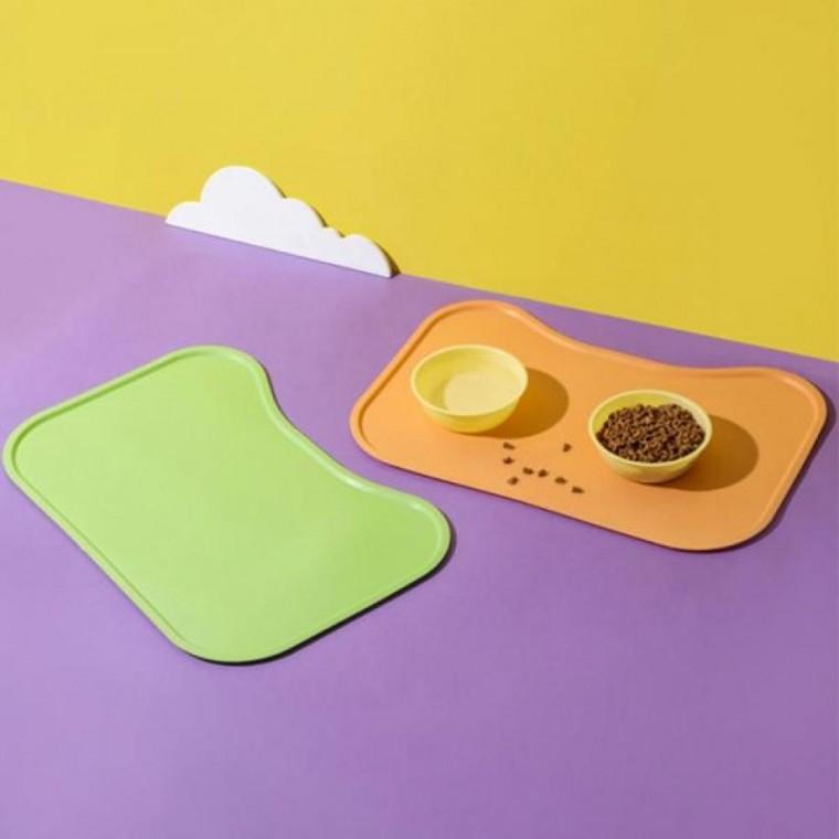 PET 고양이 강아지 식기매트 실리콘매트 애견 논슬립매트 흘림방지