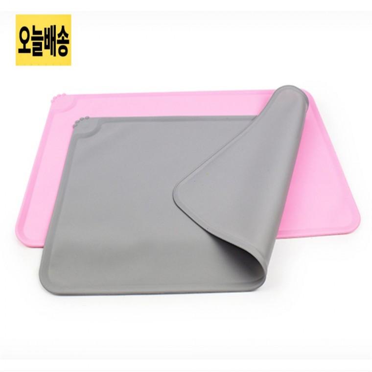 펫전용 식기매트 급식기패드 고양이식기매트 식기매트2P