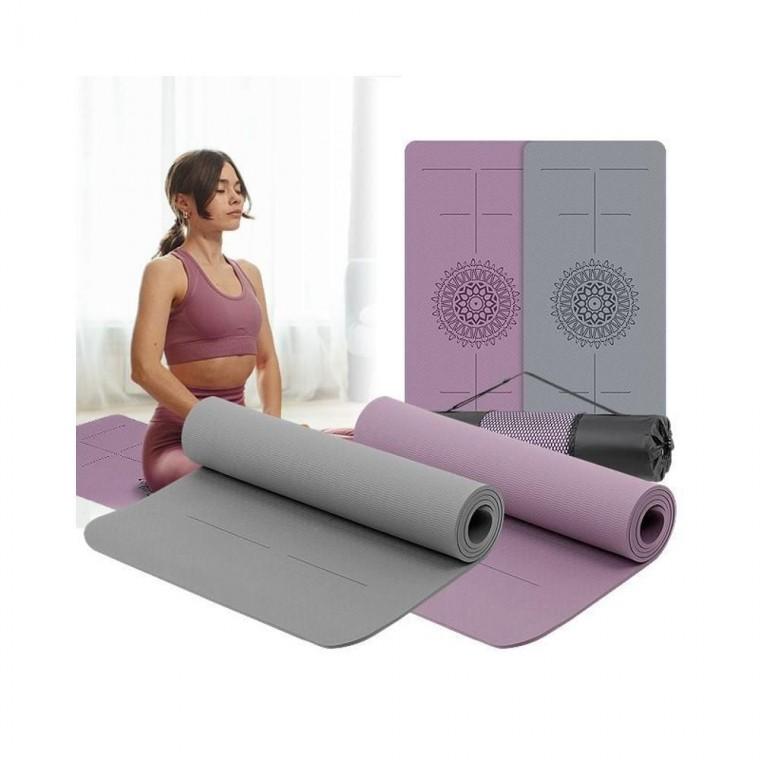 루미나D 두꺼운 8mm 와이드 TPE 요가매트 홈트용