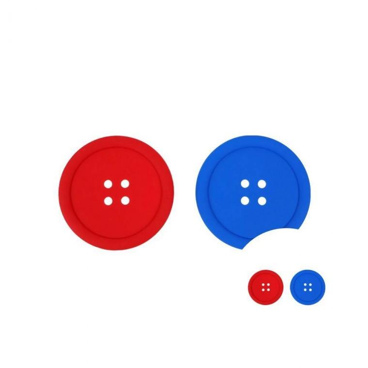 단추모양 컵받침대 컵매트 커피잔받침