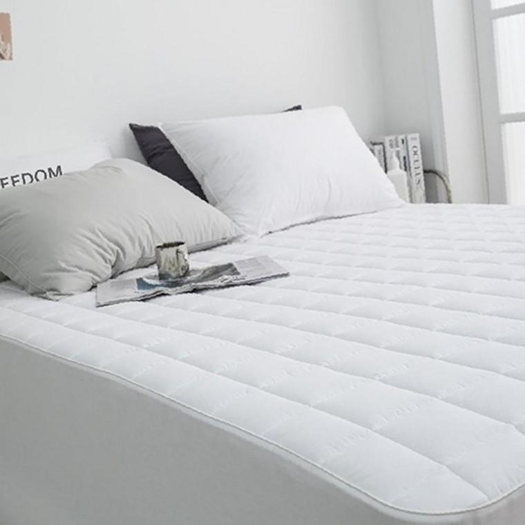 샤이니 누빔 순면 매트리스커버 S 화이트 단품 시트