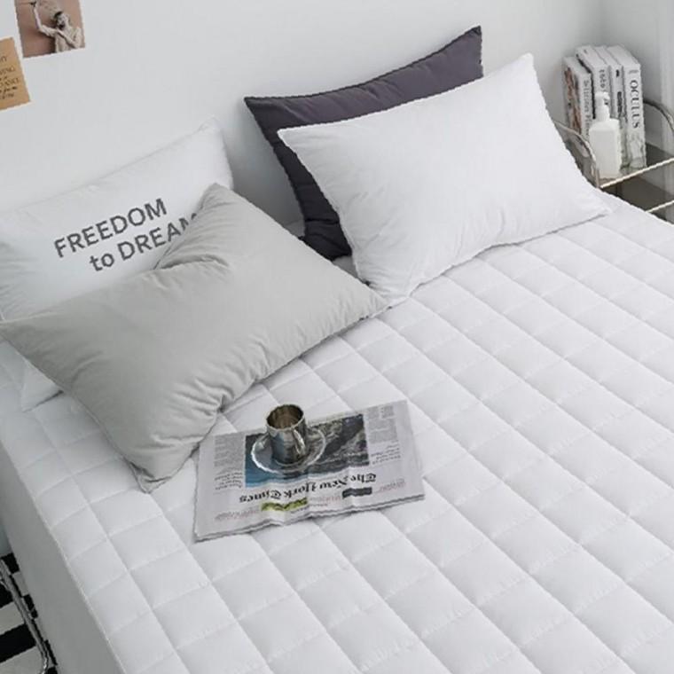 샤이니 누빔 순면 매트리스커버 K 화이트 단품 시트