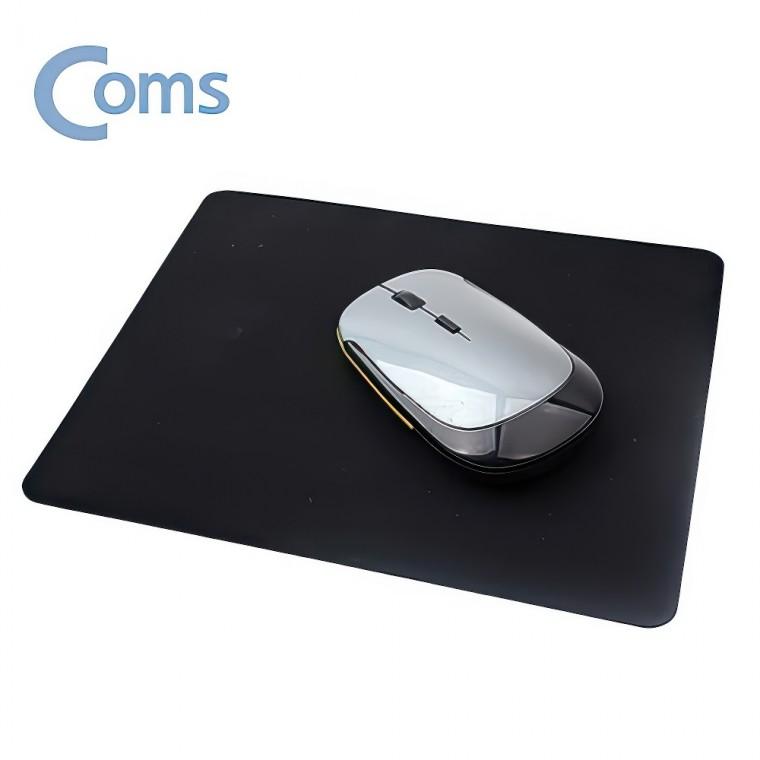 라텍스 논슬립 마우스 패드 받침 매트 검정 18x22 악세사리 소품 개인 pc