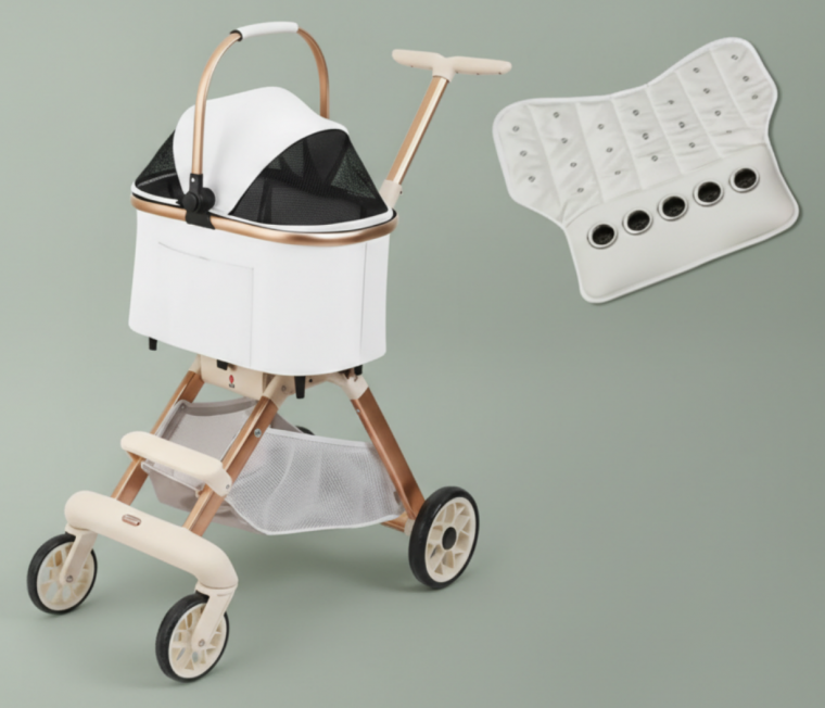 댄디코이라 프리미엄 펫 쿨링 유모차 강아지 유모차 펫모차 가격파괴 고급 디자인 옵션 냉각 쿨링 매트