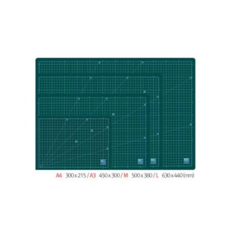 윈스타 데스크패드/500x380 책상 신학기 DM203 (1개) 녹색고무판/데스크매트 사무용 중 고무판