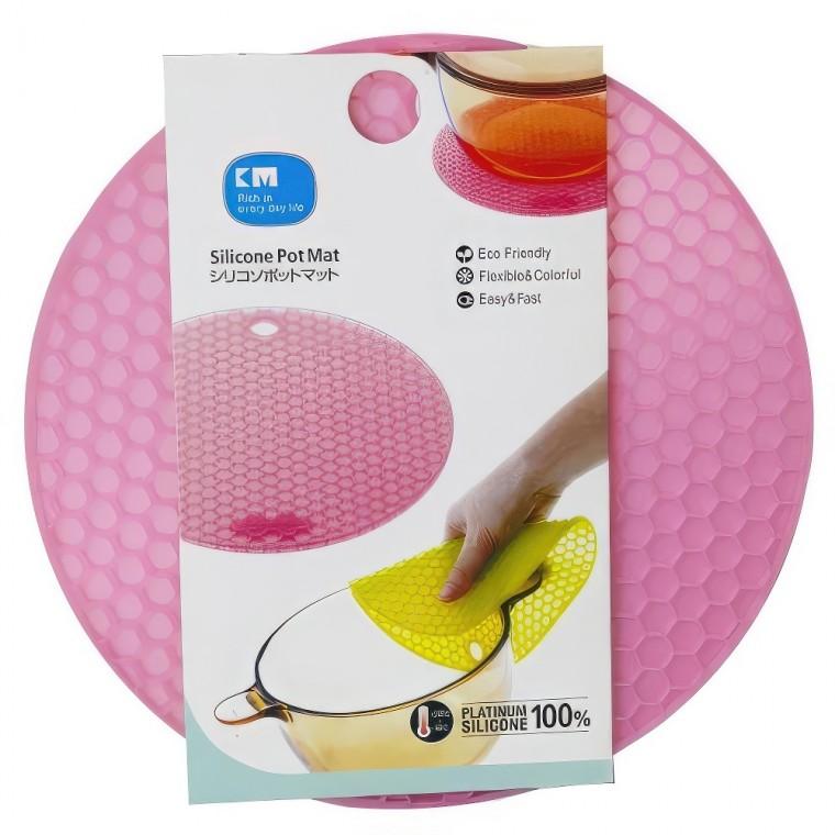 실리콘 냄비 받침 거치대 냄비패드 깔개 매트 받침대 보호 깔판 주방