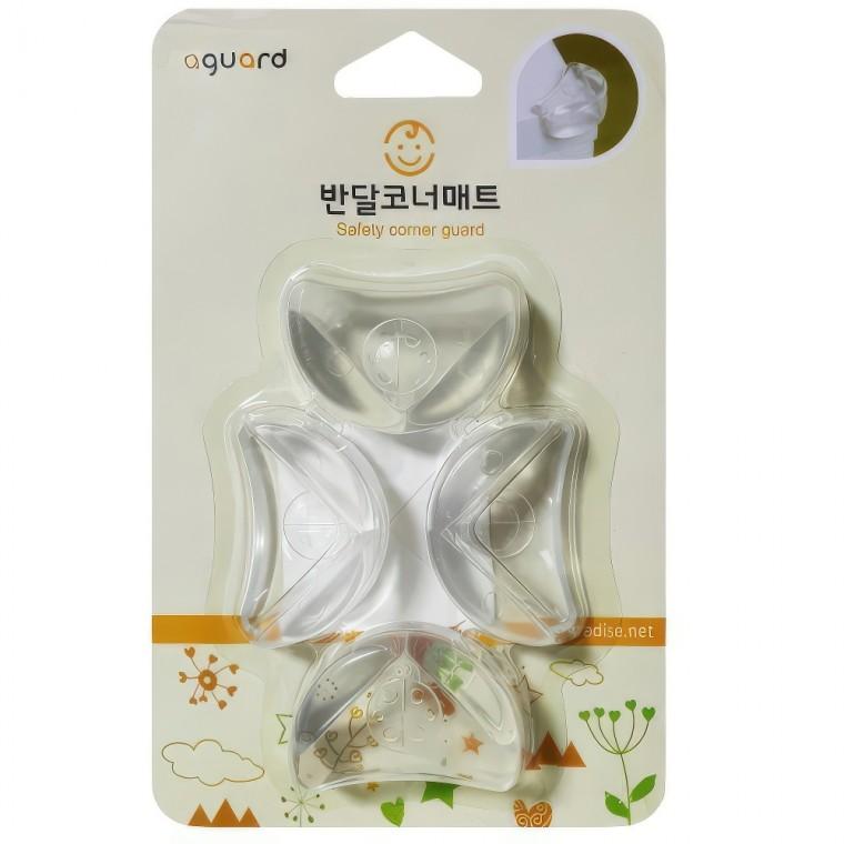 유아 안전 사고예방 반달 코너 가드 보호대 모서리 매트 4P 책상 테이블