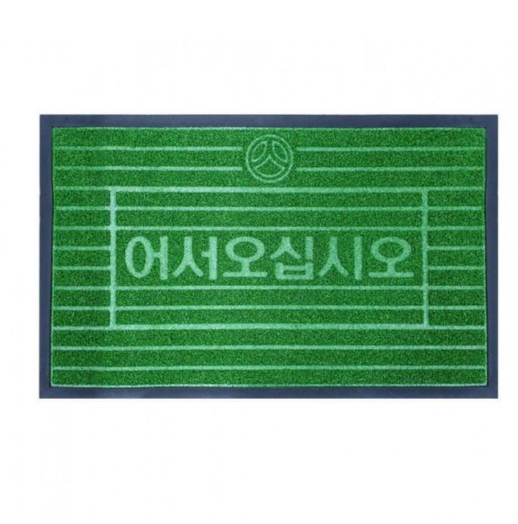 어서오세요 업소용 잔디 발판 패드 깔개 입구 매트