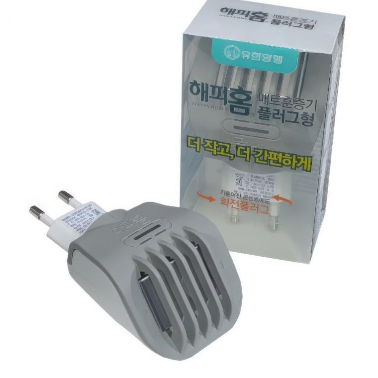 해피홈 모기 제거 퇴치약 매트 훈증기 전자 전기 모기향 잡기 모기약