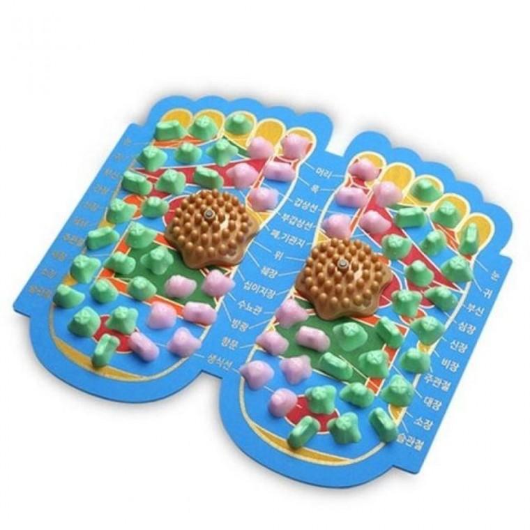 헬스원 발지압판 골드 FFMG-7233 자갈형 발지압매트