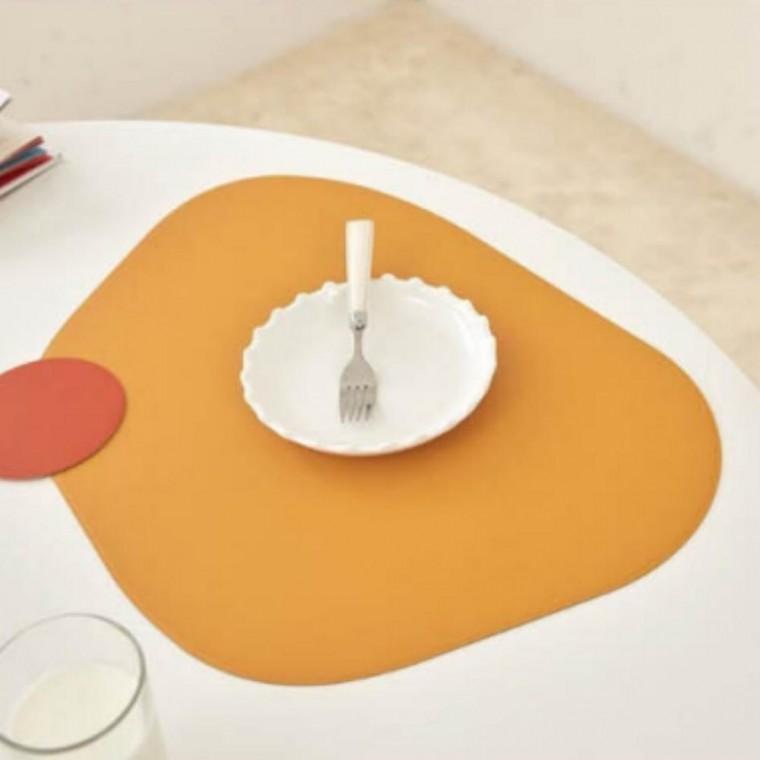 비비드컬러 모던 식탁 카페 테이블 매트 스톤 1P