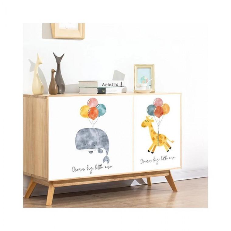 루미나D 가림막 선반 붙이는 책장 가리개 패브릭 커튼 40x60