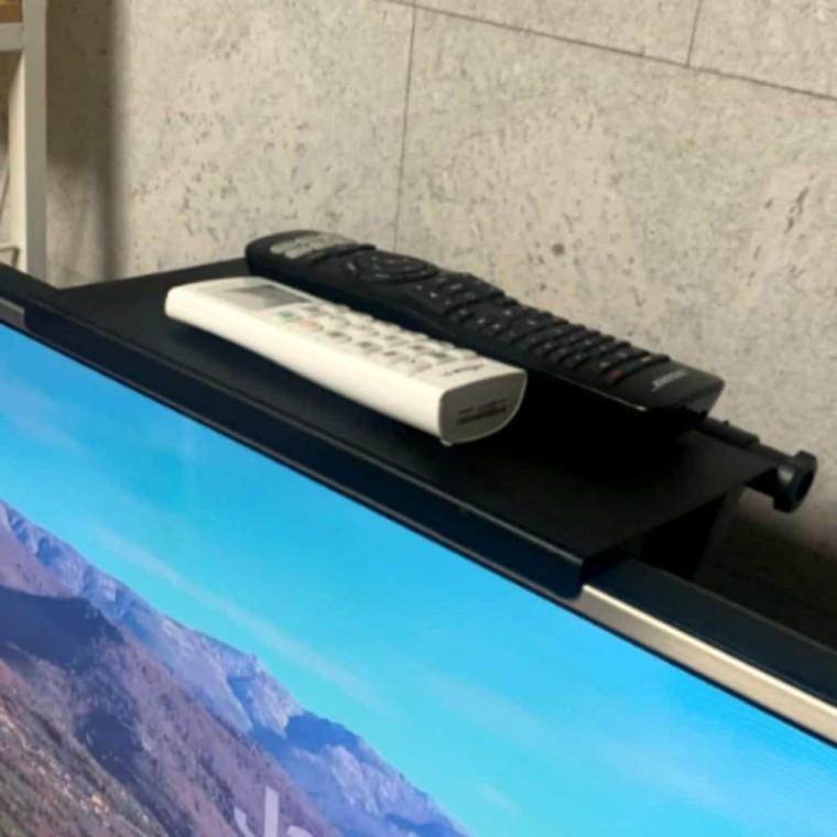 모니터상단선반 셋탑박스거치대 공유기거치대 모니터거치대 파티션선반