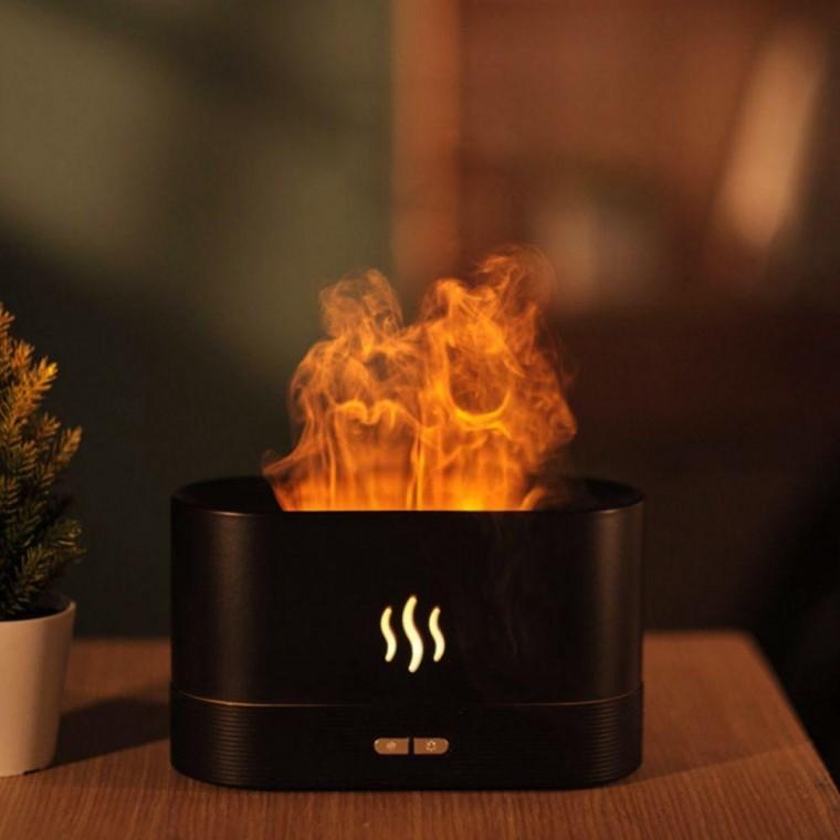 인테리어 불멍 가습기 진열장 선반 책상 가습기