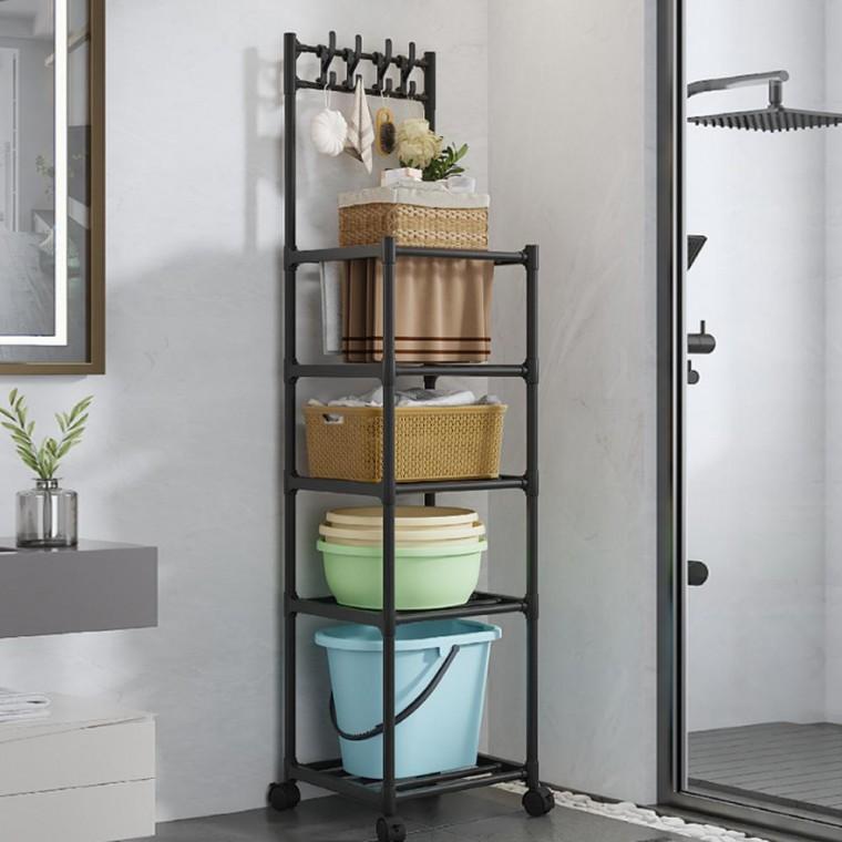 다용도 정리대 틈새 바퀴 이동 트롤리 트레이 선반장