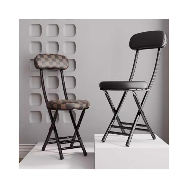 루미나D 등받이 쿠션 학원 간이 보조 접이식 의자